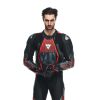Dainese AUDAX D-ZIP 1PC PERF závodní kombinéza černá/fluo-červená vel.54